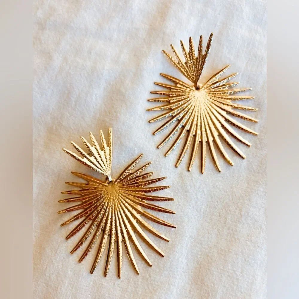 statement earring drop H76 - Picture 3 of 5
